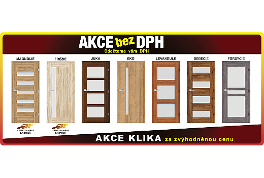 Interiérové dveře akce