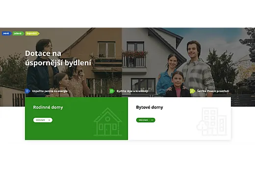 Dotace na úspornější bydlení