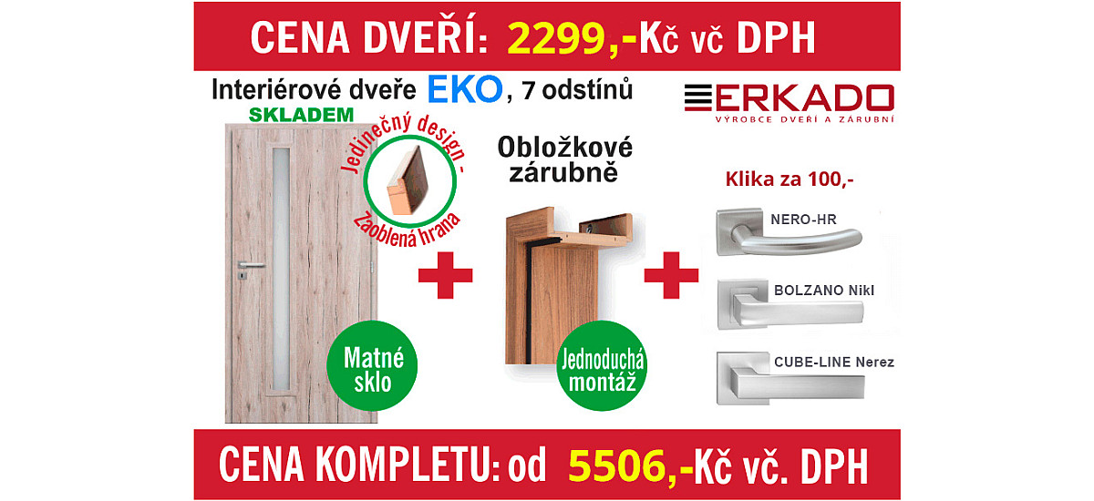 AKCE - 20% na dveře EKO AKCE - 20% na dveře EKO