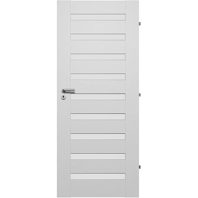 Interiérové dveře Avena 0/9 - Stříbrná matná 3D (374)