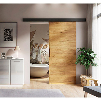 Aluminiumverkleidung für HOLZtüren (VILEN-Serie) – Schwarz