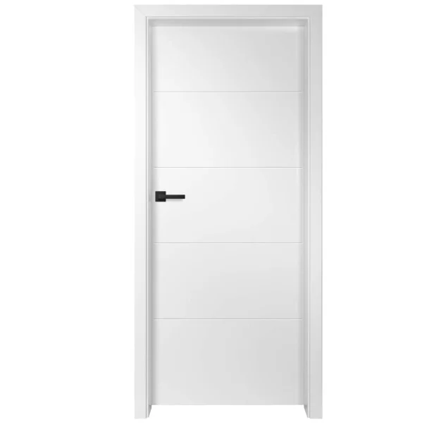 Bílé lakované dveře BALDUR 6 (UV Lak)