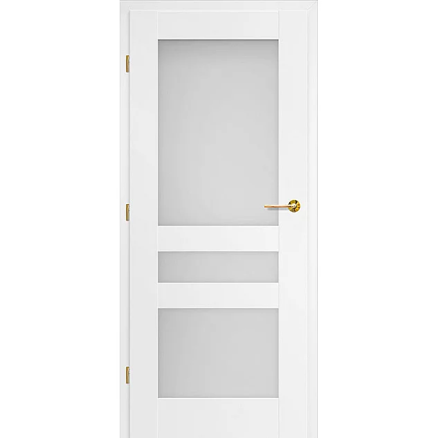 Bílé interiérové dveře Nemézie 1 (UV Lak) - Výška 210 cm