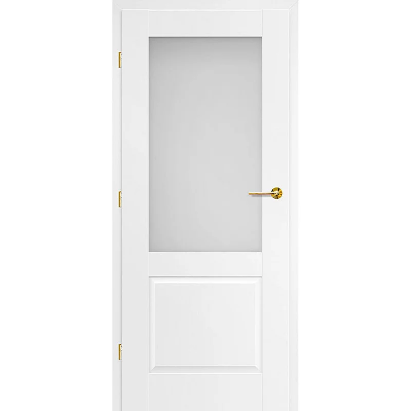 Bílé interiérové dveře Nemézie 7 (UV Lak) - Výška 210 cm