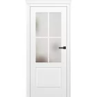 Bílé lakované dveře Peonia s výškou 210