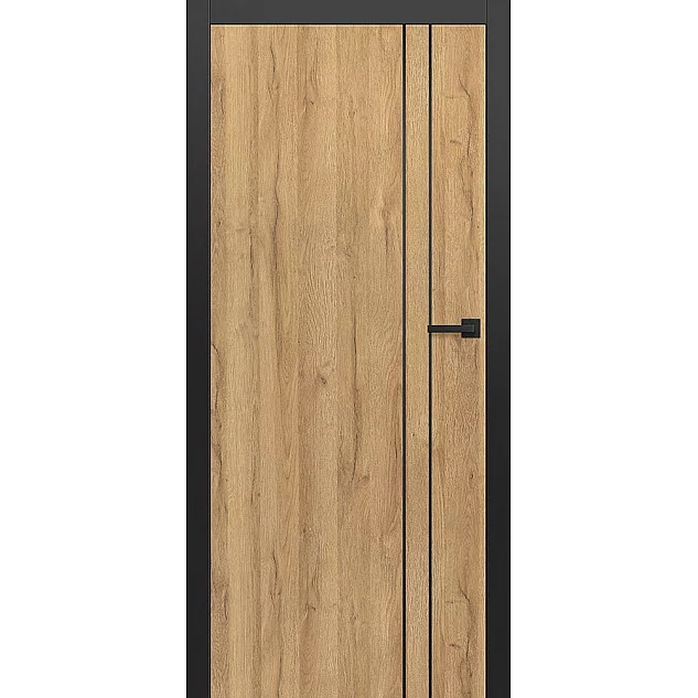 Interiérové dveře Intersie Lux Černá 204 (Výška 243 cm)