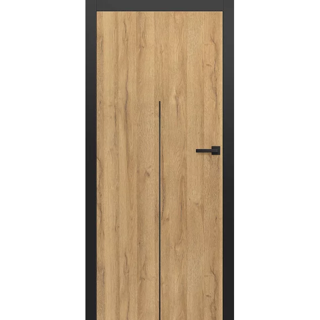 Interiérové dveře Intersie Lux Černá 213 (Výška 243 cm)