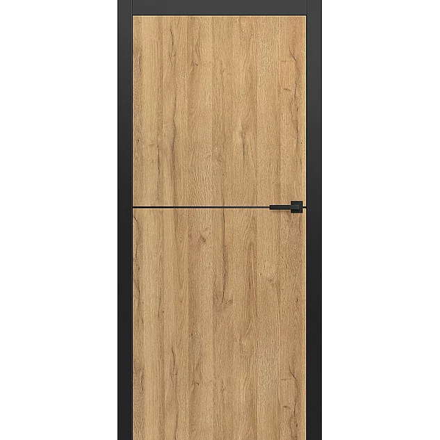 Interiérové dveře Intersie Lux Černá 214 (Výška 243 cm)