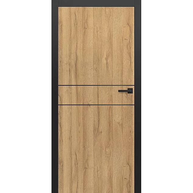 Interiérové dveře Intersie Lux Černá 216 (Výška 243 cm)