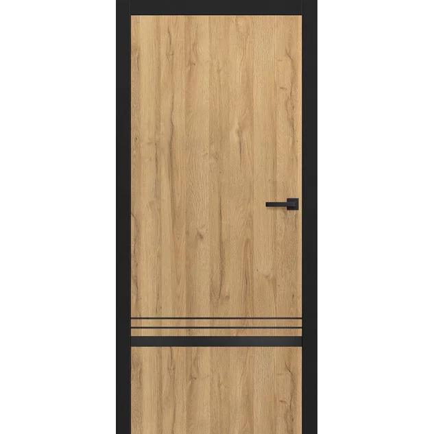 Interiérové dveře Intersie Lux Černá 218 (Výška 243 cm)