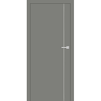 Intersie Lux Stahl Gebürstet 112 - Hohe Tür 210 cm
