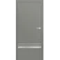 Bezobložkové dveře Intersie Lux 118 Nerez - Světle šedý ST CPL