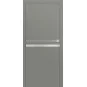 Bezobložkové dveře Intersie Lux 119 Nerez - Světle šedý ST CPL