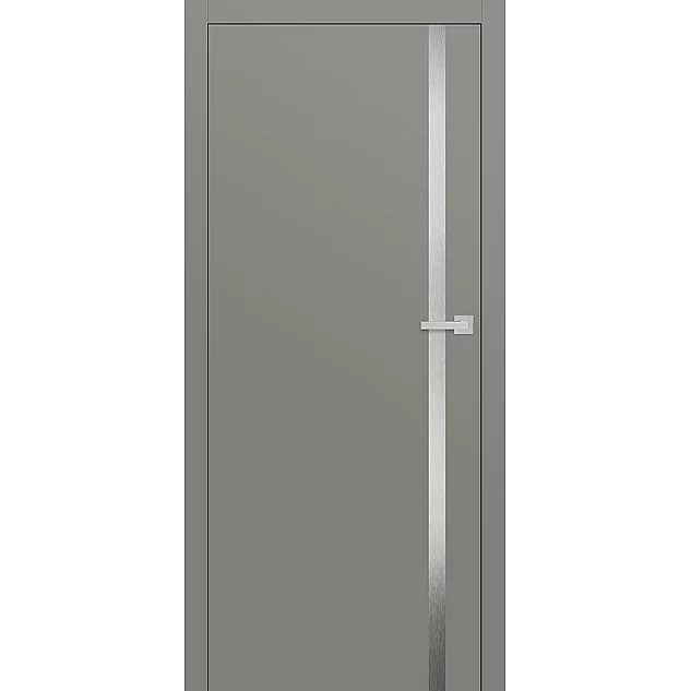 Bezobložkové dveře Intersie Lux 120 Nerez - Světle šedý ST CPL