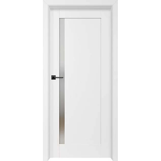 Interiérové dveře Frézie 5 - Sněhobílá, 80 L, BB