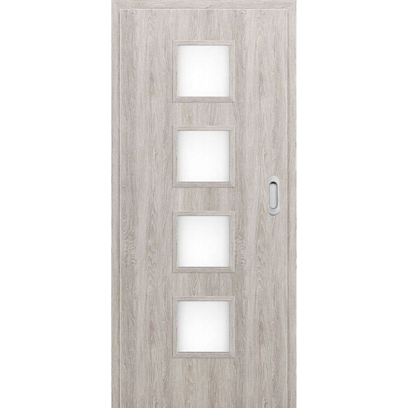 Schiebetüren in der Wand MENTON 5, 6, 7, 8 - Hohe Tür 210 cm