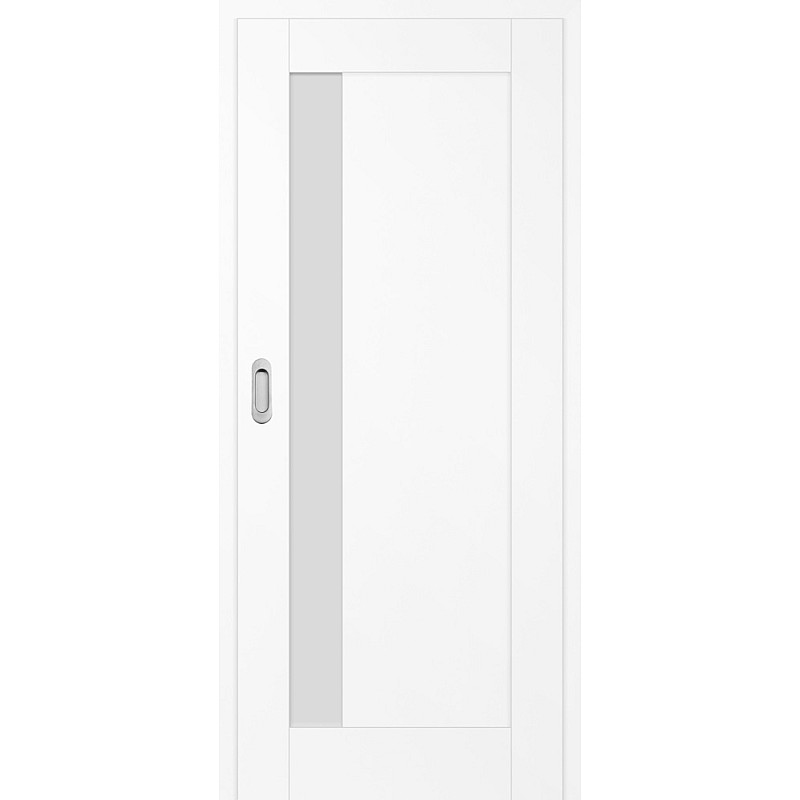 Schiebetüren in der Wand Frézie 1 - Schneeweiß Greko Schiebetüren in der Wand Frézie 1 - Schneeweiß Greko