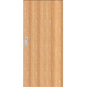 Altamura 1 - Glatte schiebetür in der wand - Graueiche 3D Greko