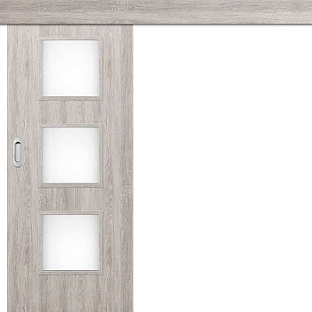 Schiebetür vor der Wand MENTON 1, 2, 3, 4 - Hohe Tür 210 cm