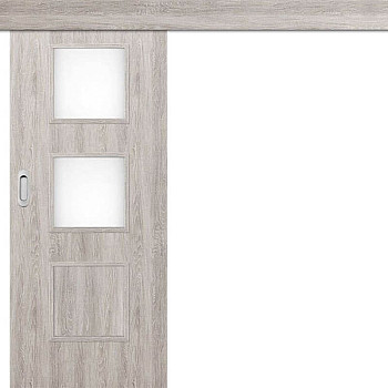 Schiebetür vor der Wand MENTON 1, 2, 3, 4 - Hohe Tür 210 cm