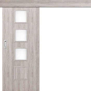 Schiebetür vor der Wand MENTON 5, 6, 7, 8 - Hohe Tür 210 cm