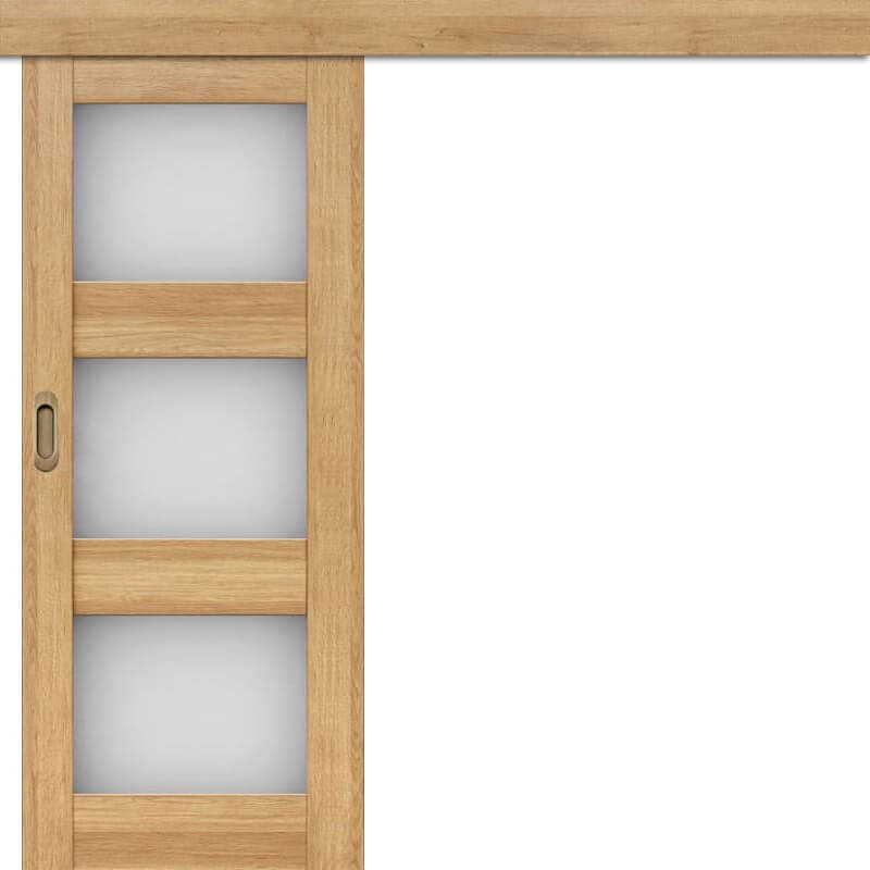 Schiebetüren vor der Wand Levandule