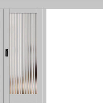 Schiebetüren vor der Wand Lucrecia - Hohe Tür 210 cm
