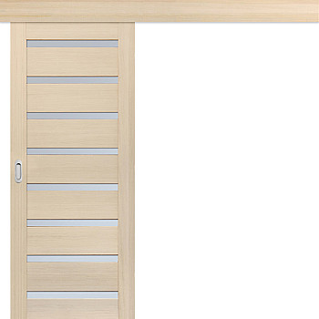 Schiebetür vor der Wand Massivholz - MILAN