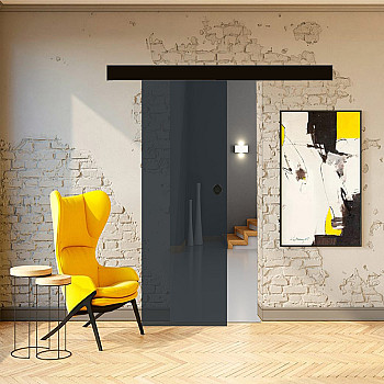 Glasschiebetür vor der Wand GRAF 26