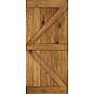 Dřevěné posuvné dveře MODERN RUSTIC K - Dub Bronz
