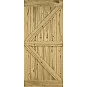 Dřevěné posuvné dveře MODERN RUSTIC K - Dub Trám Svislý