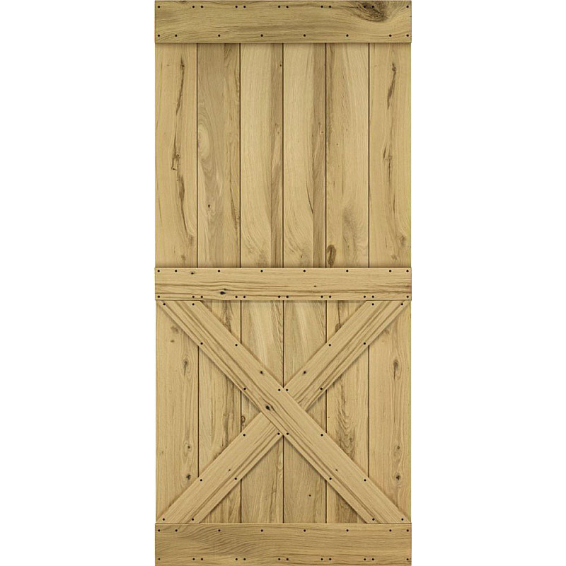 Dřevěné posuvné dveře MODERN RUSTIC X - Dub Trám Svislý Dřevěné posuvné dveře MODERN RUSTIC X - Dub Trám Svislý