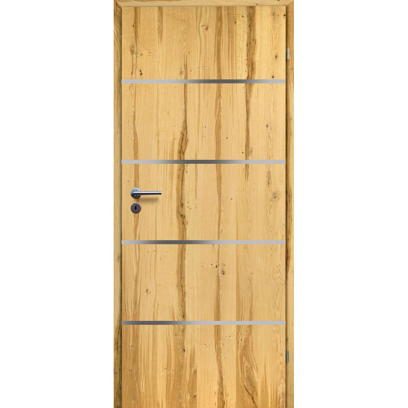 Holztür MODERN 02/V - Eichenbalken vertikal Holztür MODERN 02/V - Eichenbalken vertikal