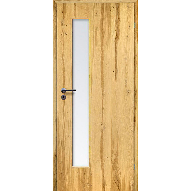 Holztür MODERN 07/V - Eichenbalken vertikal Holztür MODERN 07/V - Eichenbalken vertikal