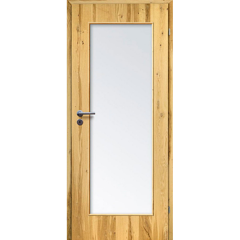 Holztür MODERN 08/V - Eichenbalken vertikal Holztür MODERN 08/V - Eichenbalken vertikal