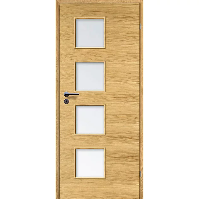Dřevěné dveře MODERN 10/H - Dub Fladr