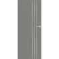 Bezobložkové dveře INTERSIE LUX 103 Nerez - Světle šedý ST CPL