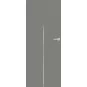 Bezobložkové dveře INTERSIE LUX 113 Nerez - Světle šedý ST CPL