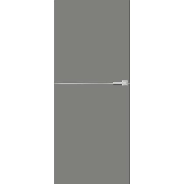 Bezobložkové dveře INTERSIE LUX 114 Nerez - Světle šedý ST CPL
