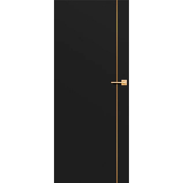 Bezobložkové dveře INTERSIE LUX 412 - Černá ST CPL