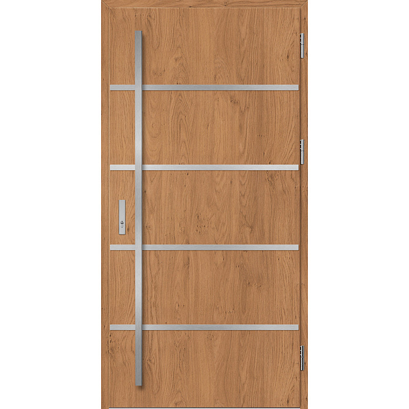 Ocelové vchodové dveře - BIENE 1 - Winchester, Label Inox Ocelové vchodové dveře ERKADO - BIENE 1 - Winchester, Label Inox