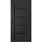 Ocelové vchodové dveře ERKADO - BIENE 3 - Černá, Stamp Black