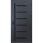 Ocelové vchodové dveře ERKADO - BIENE 4 - Antracit Struktura, Label Black