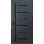 Ocelové vchodové dveře ERKADO - BIENE 4 - Antracit Struktura, Stamp Black