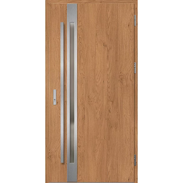 Ocelové vchodové dveře ERKADO - LANGEN 1 - Winchester, Label Inox