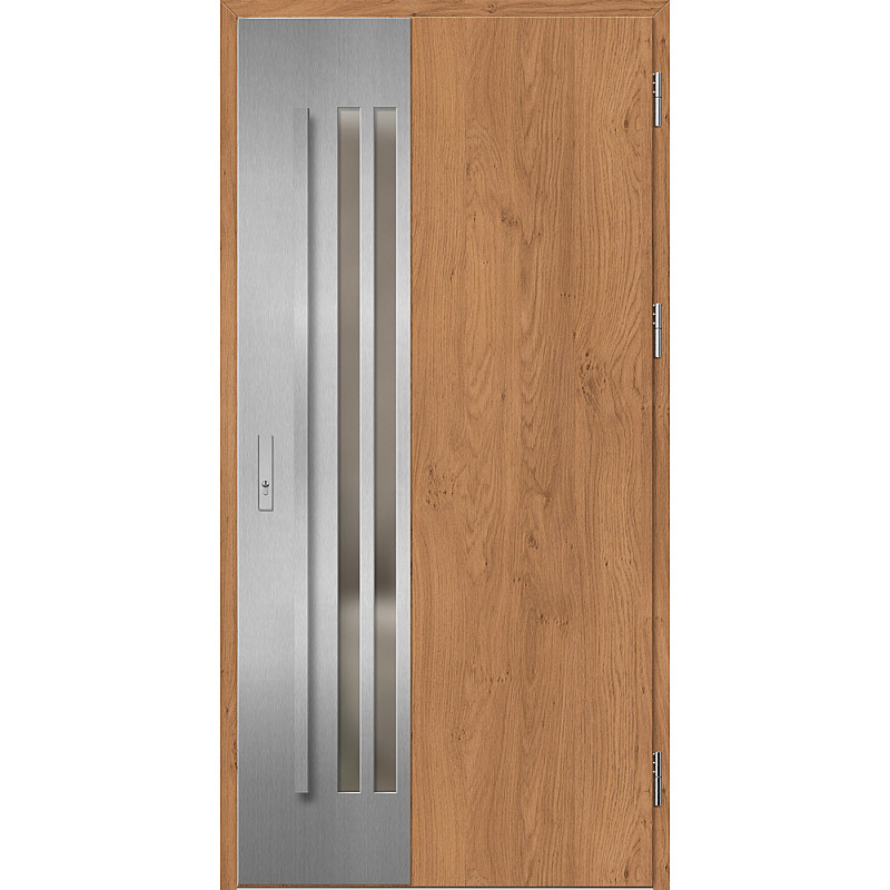 Ocelové vchodové dveře - LEIMEN 3 - Winchester, Label Inox Ocelové vchodové dveře ERKADO - LEIMEN 3 - Winchester, Label Inox