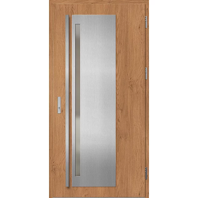 Ocelové vchodové dveře ERKADO - LINDEN 1 - Winchester, Label Inox