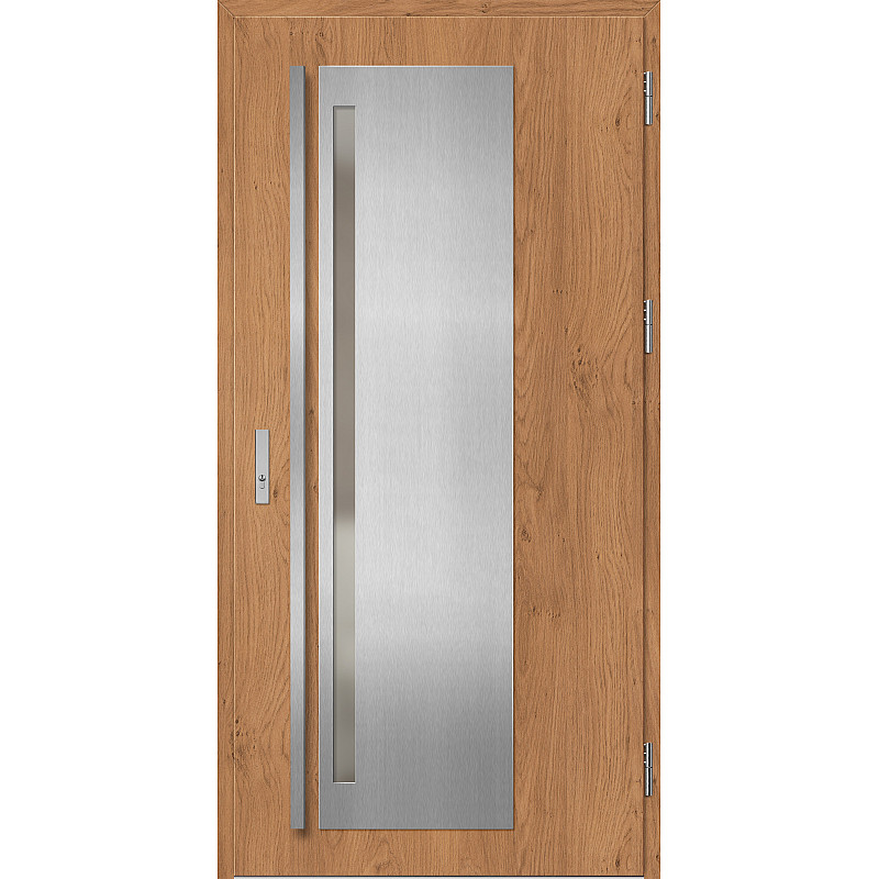 Ocelové vchodové dveře - LINDEN 1 - Winchester, Label Inox Ocelové vchodové dveře ERKADO - LINDEN 1 - Winchester, Label Inox