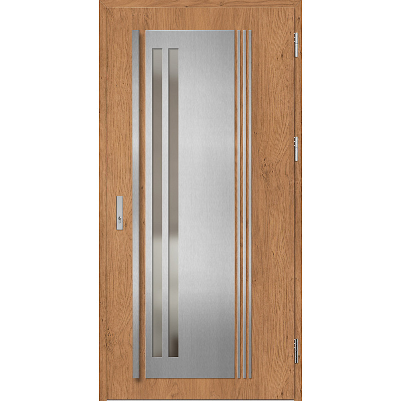 Ocelové vchodové dveře - LINDEN 5 - Winchester, Label Inox Ocelové vchodové dveře ERKADO - LINDEN 5 - Winchester, Label Inox