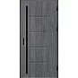 Ocelové vchodové dveře ERKADO - LUTTER 3 - Dub Antracit, Stamp Roller